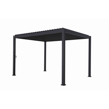 MIRADOR Premium 111 Delux 3 x 4 m antracitová záhradná pergola